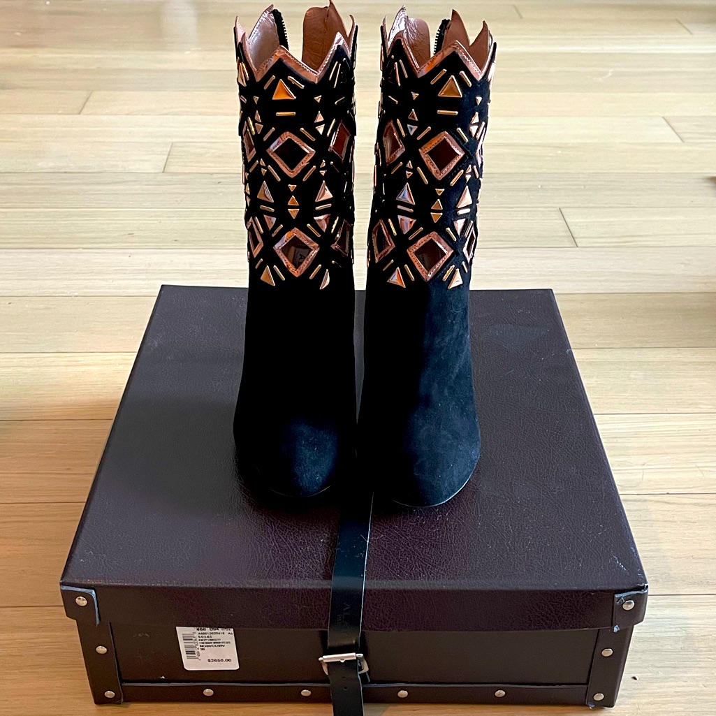 Alaa Booties Size 39 Brand New